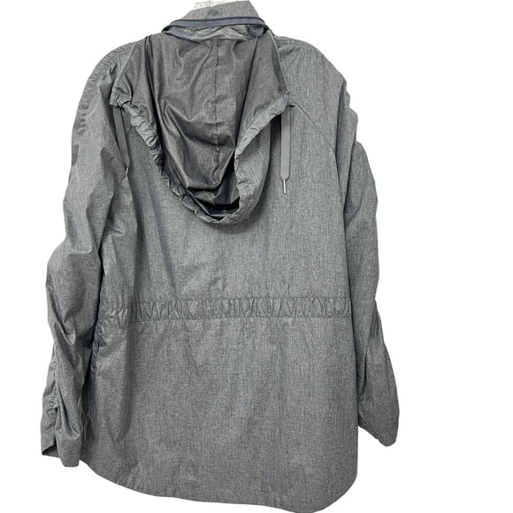 Fabletics Danielle Gray Heather Hot Pink Women’s Windbreaker Jacket Size XXL - Picture 7 of 9